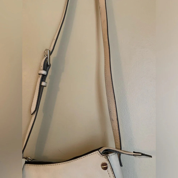 Aimee Kestenberg Sorrento Crossbody Bag - leather white cream purse - Picture 10 of 13